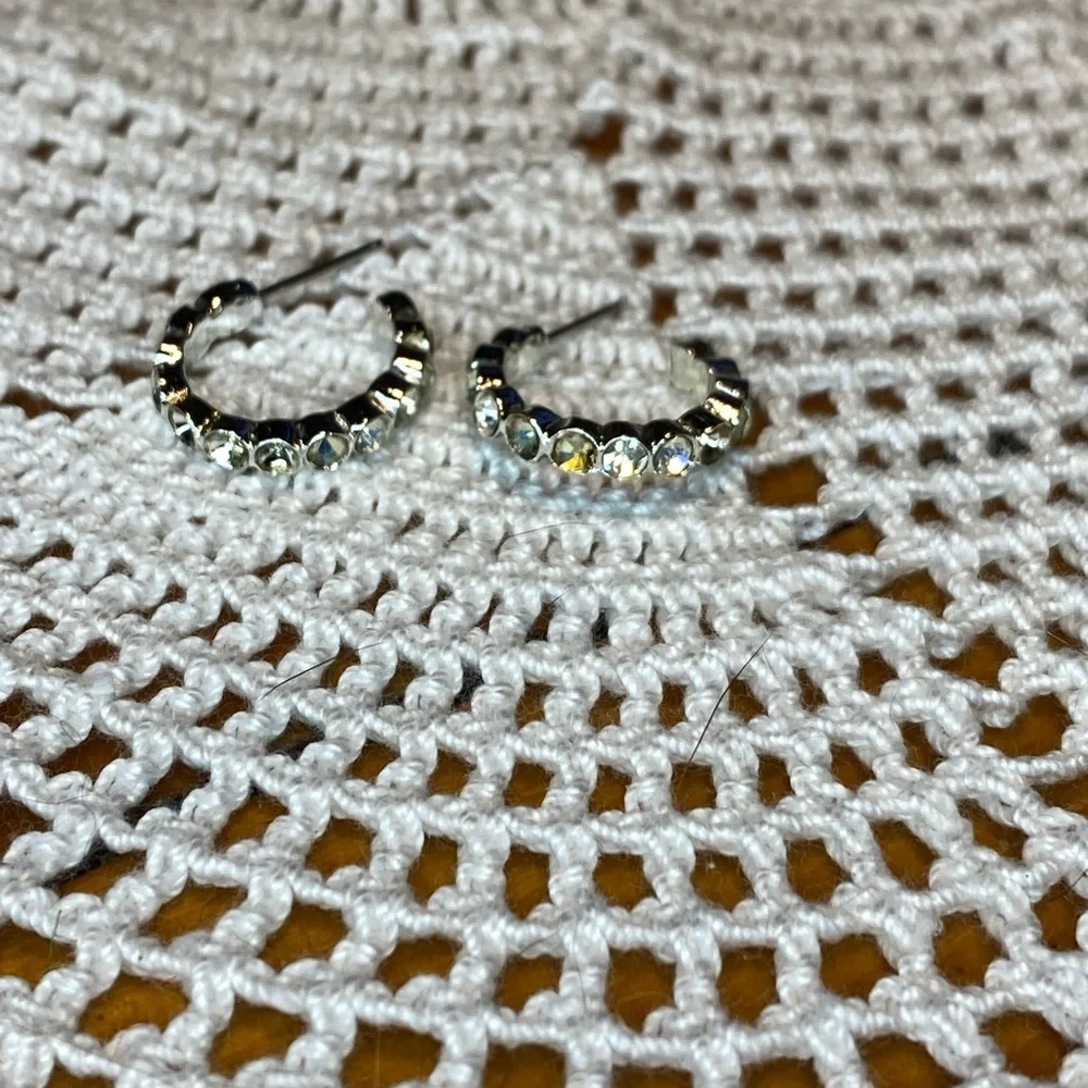 Silver Twisted Hoop Earrings with Artisanal Design